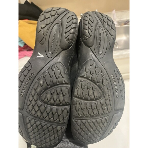 Merrell Encore Womens Buckle Slip-On Mules Shoes 8 Black Walking Casual Comfort - Picture 2 of 8